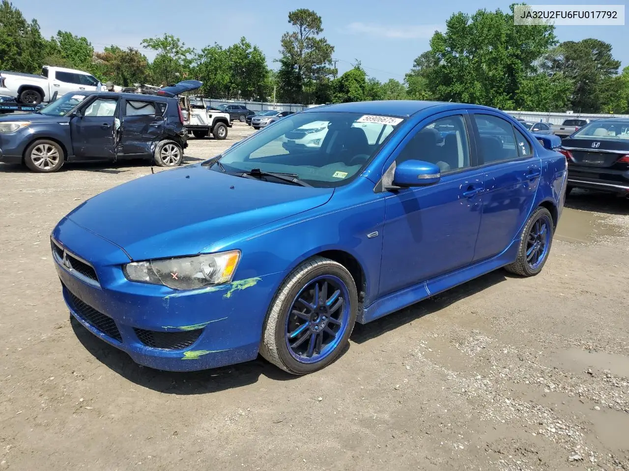2015 Mitsubishi Lancer Es VIN: JA32U2FU6FU017792 Lot: 56906675