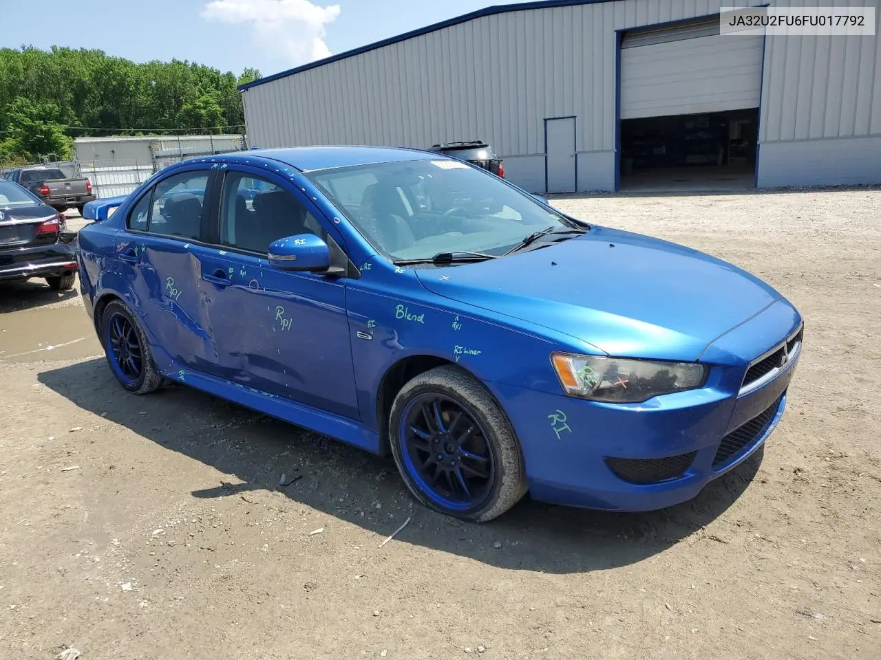 2015 Mitsubishi Lancer Es VIN: JA32U2FU6FU017792 Lot: 56906675