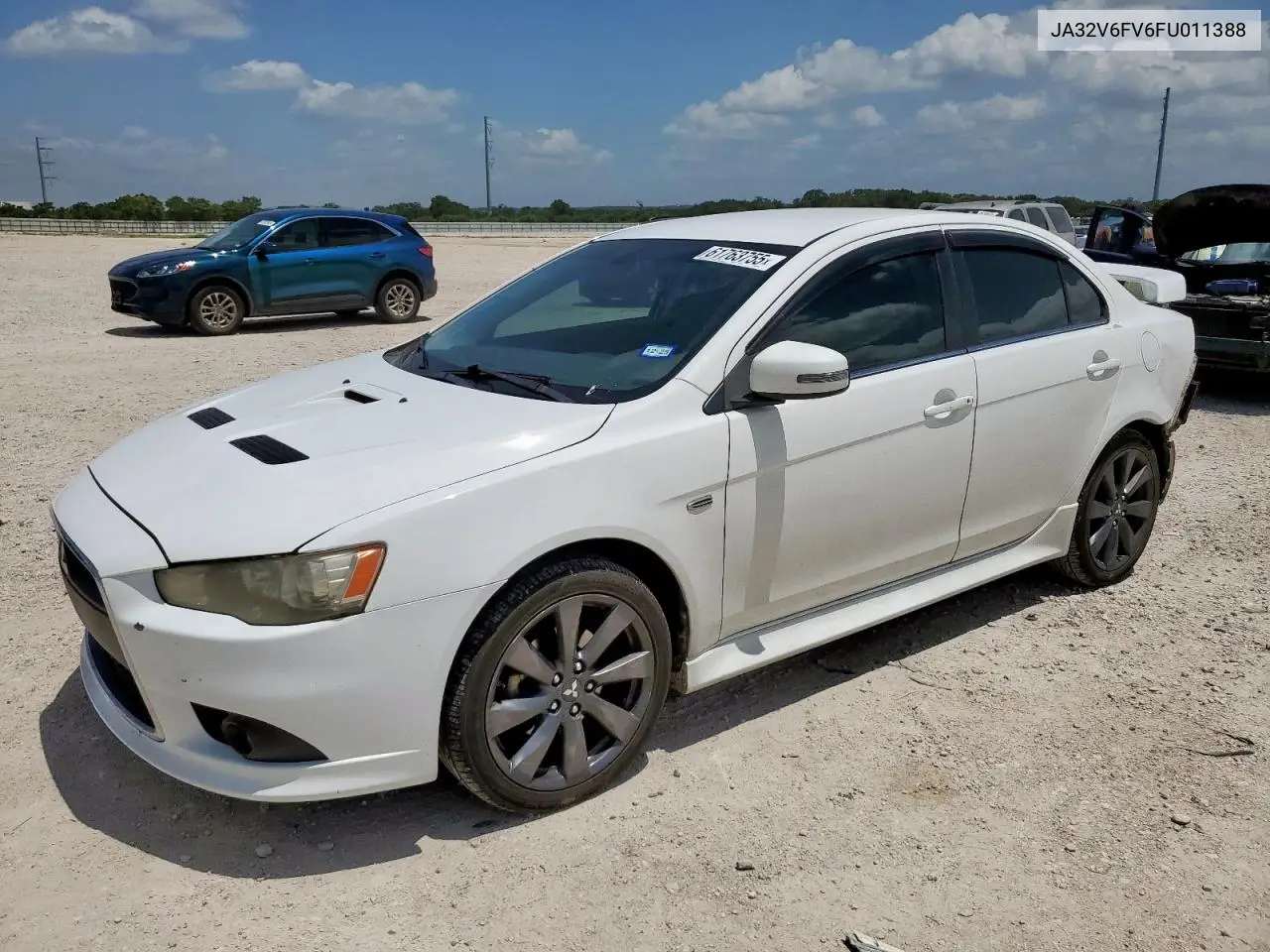 2015 Mitsubishi Lancer Ralliart VIN: JA32V6FV6FU011388 Lot: 61763755