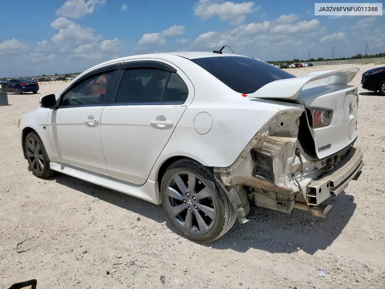 2015 Mitsubishi Lancer Ralliart VIN: JA32V6FV6FU011388 Lot: 61763755