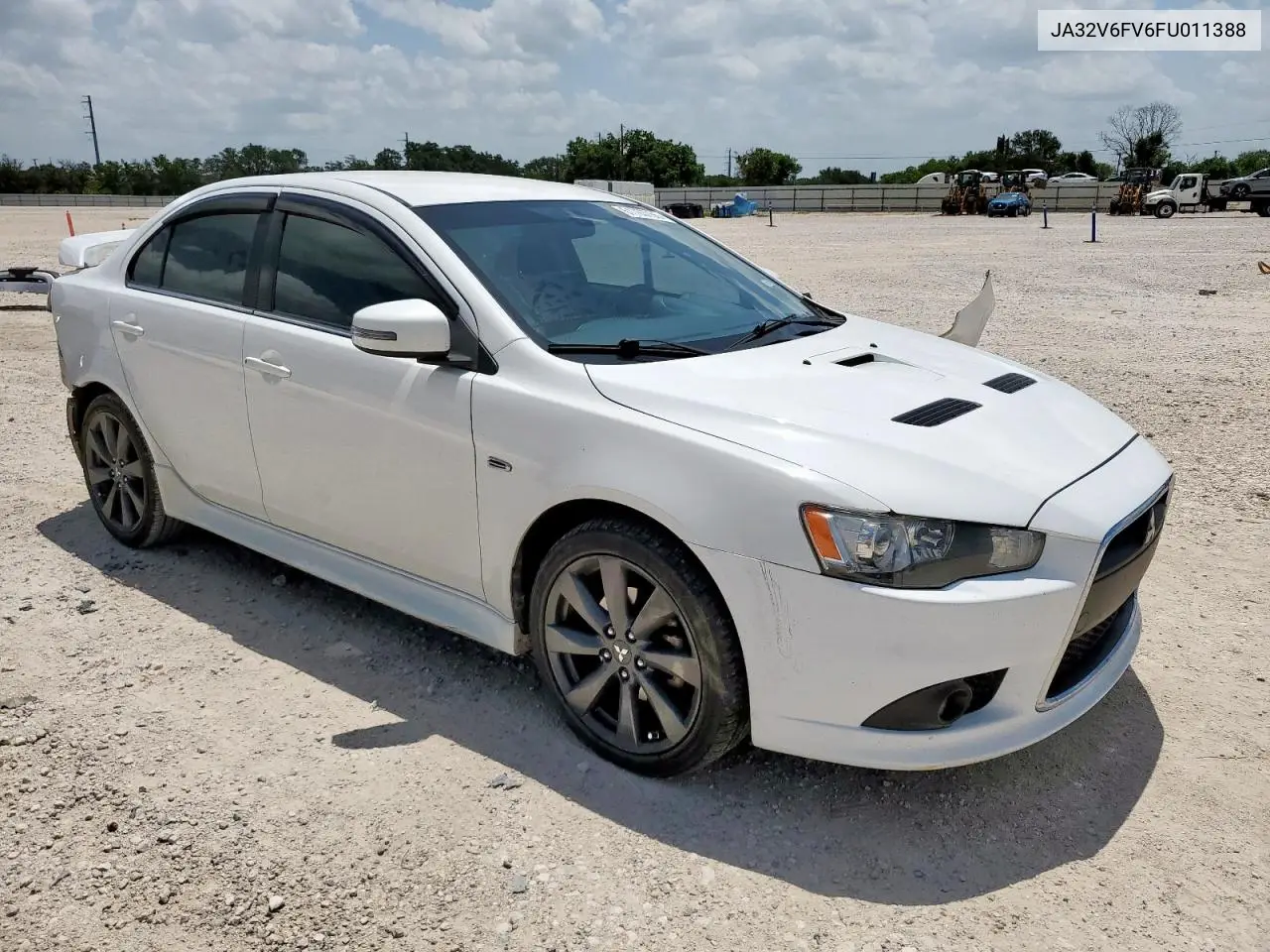 2015 Mitsubishi Lancer Ralliart VIN: JA32V6FV6FU011388 Lot: 61763755