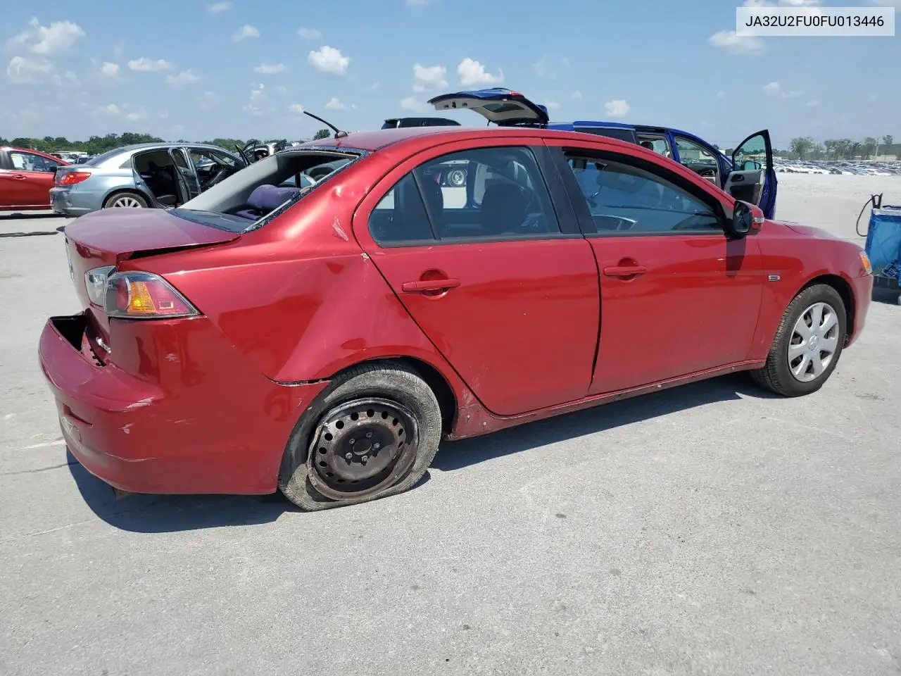 2015 Mitsubishi Lancer Es VIN: JA32U2FU0FU013446 Lot: 62033635