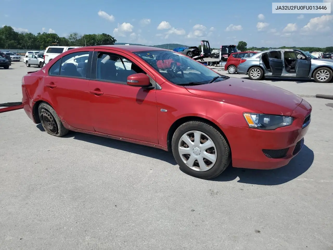 2015 Mitsubishi Lancer Es VIN: JA32U2FU0FU013446 Lot: 62033635