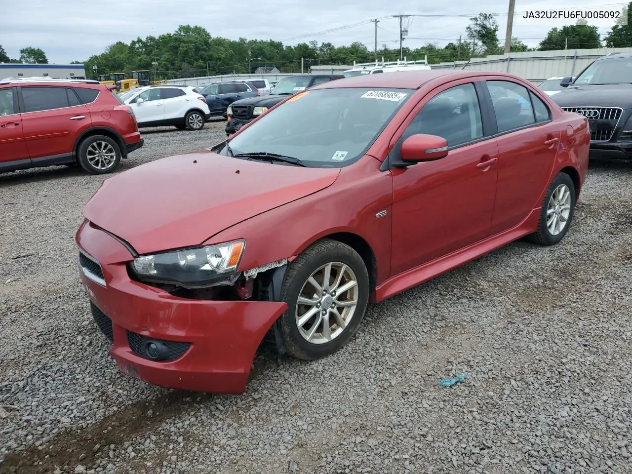 2015 Mitsubishi Lancer Es VIN: JA32U2FU6FU005092 Lot: 62068985