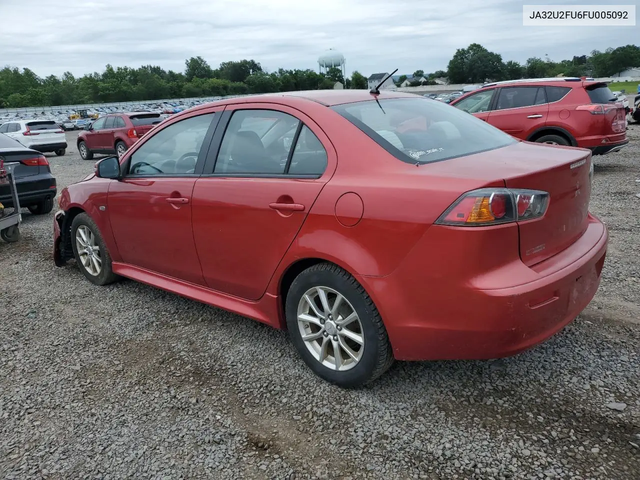 2015 Mitsubishi Lancer Es VIN: JA32U2FU6FU005092 Lot: 62068985