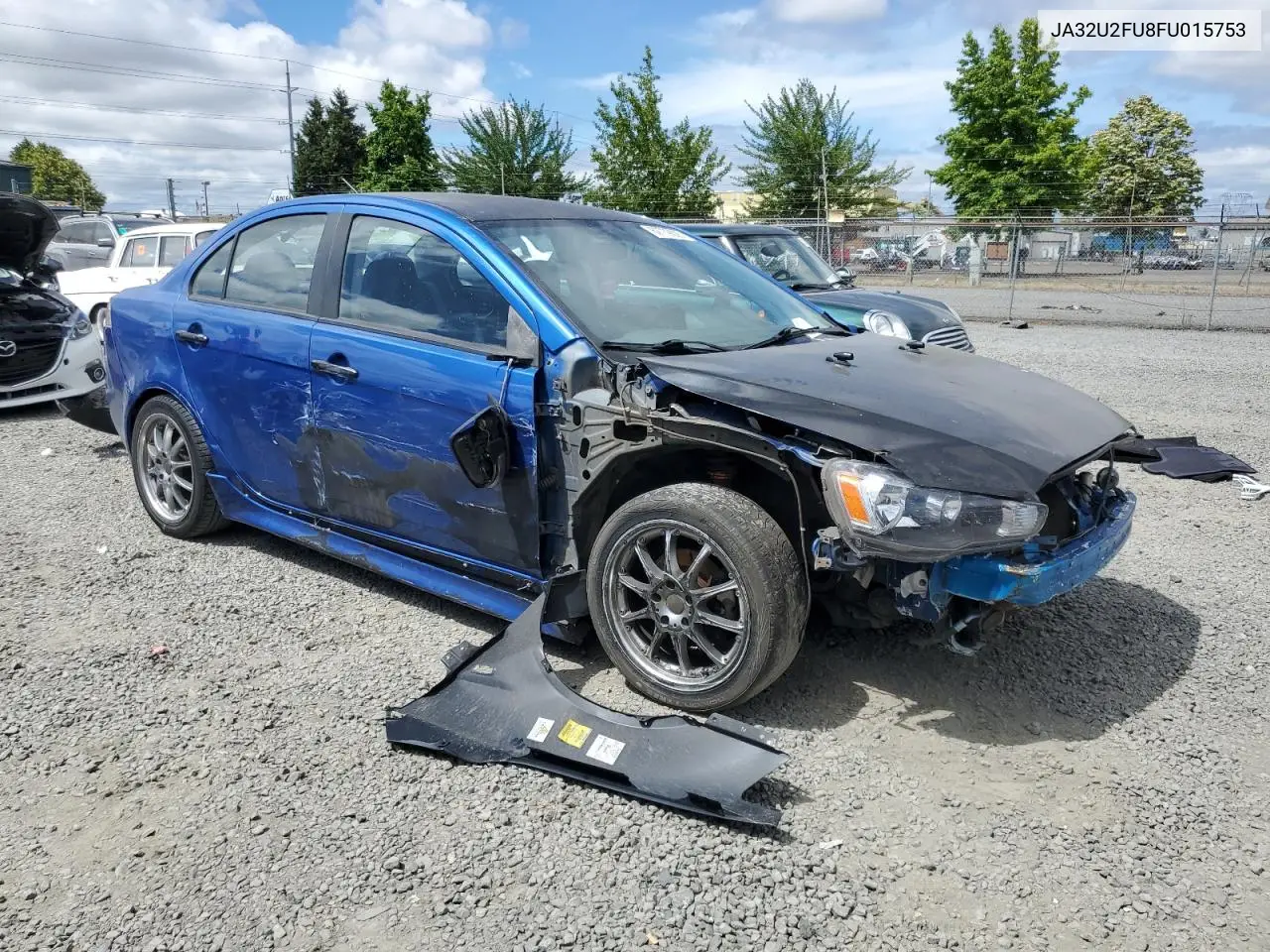 2015 Mitsubishi Lancer Es VIN: JA32U2FU8FU015753 Lot: 62739625