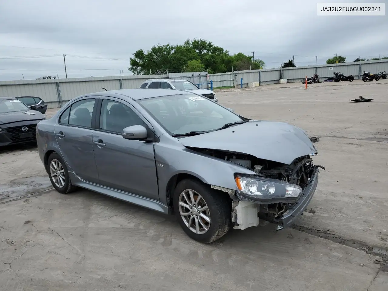 2016 Mitsubishi Lancer Es VIN: JA32U2FU6GU002341 Lot: 51756165