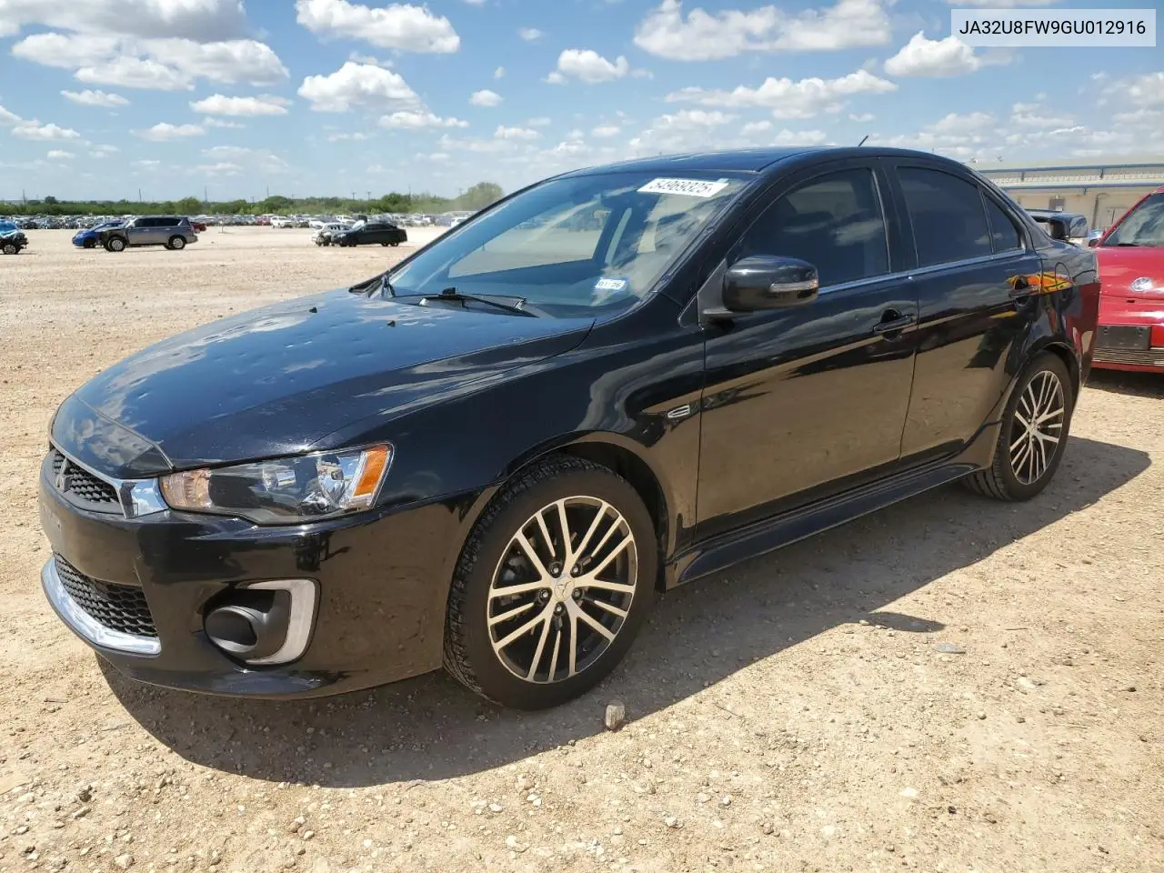 2016 Mitsubishi Lancer Gt VIN: JA32U8FW9GU012916 Lot: 54969325