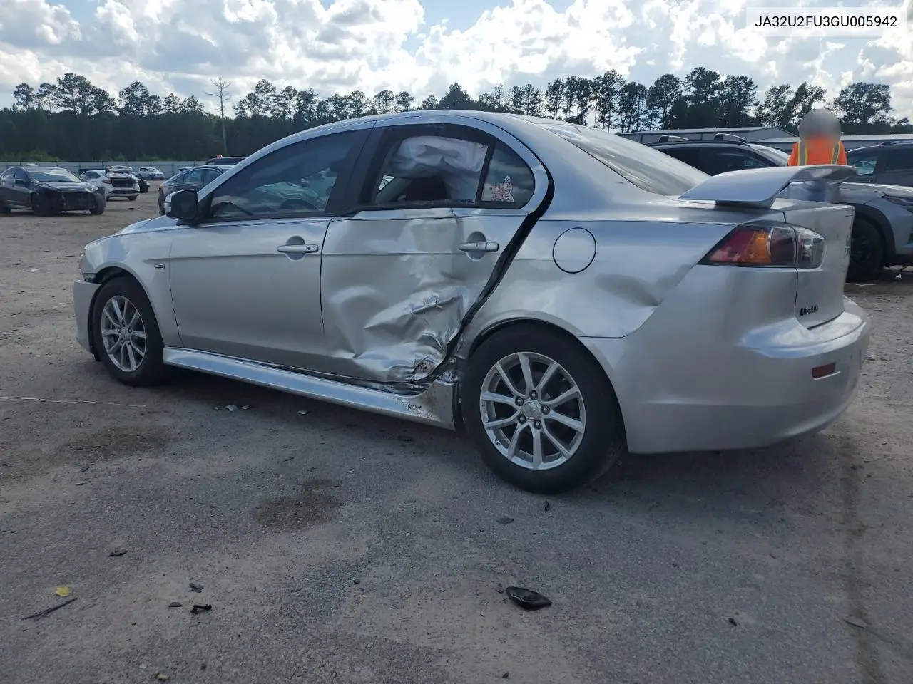 2016 Mitsubishi Lancer Es VIN: JA32U2FU3GU005942 Lot: 61508865