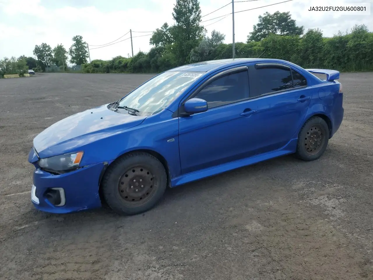 2016 Mitsubishi Lancer Es VIN: JA32U2FU2GU600801 Lot: 62075355