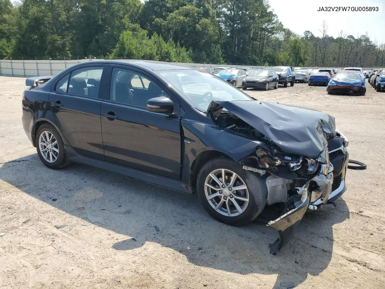 2016 Mitsubishi Lancer Es VIN: JA32V2FW7GU005893 Lot: 62103745