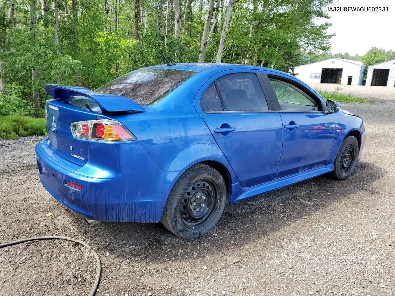 2016 Mitsubishi Lancer Gt VIN: JA32U8FW6GU602331 Lot: 62576735