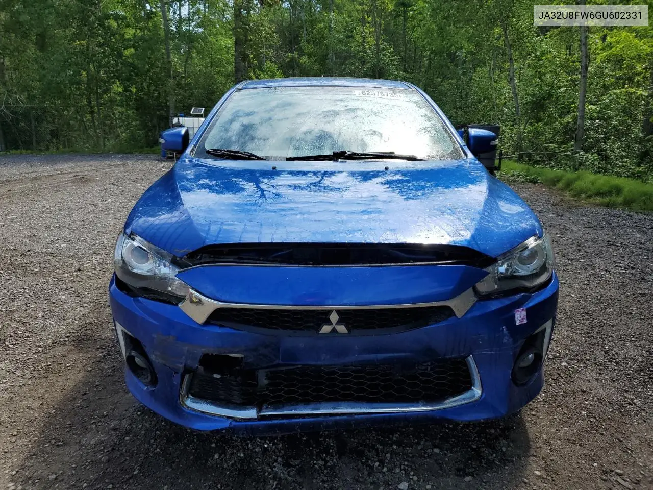 2016 Mitsubishi Lancer Gt VIN: JA32U8FW6GU602331 Lot: 62576735