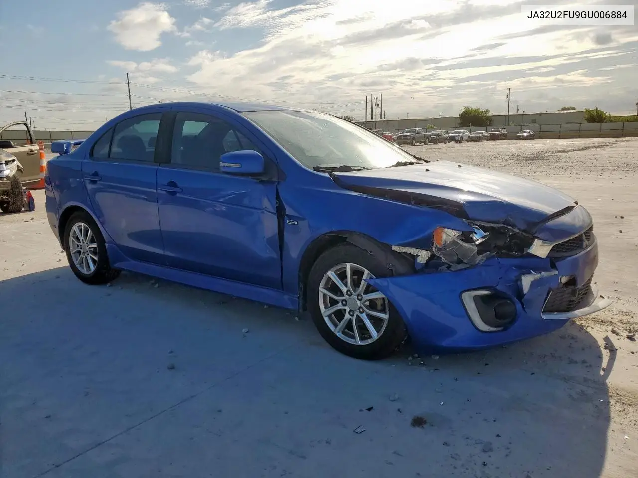 2016 Mitsubishi Lancer Es VIN: JA32U2FU9GU006884 Lot: 62643965