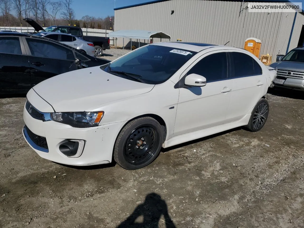 2017 Mitsubishi Lancer Es VIN: JA32V2FW8HU007900 Lot: 43509975
