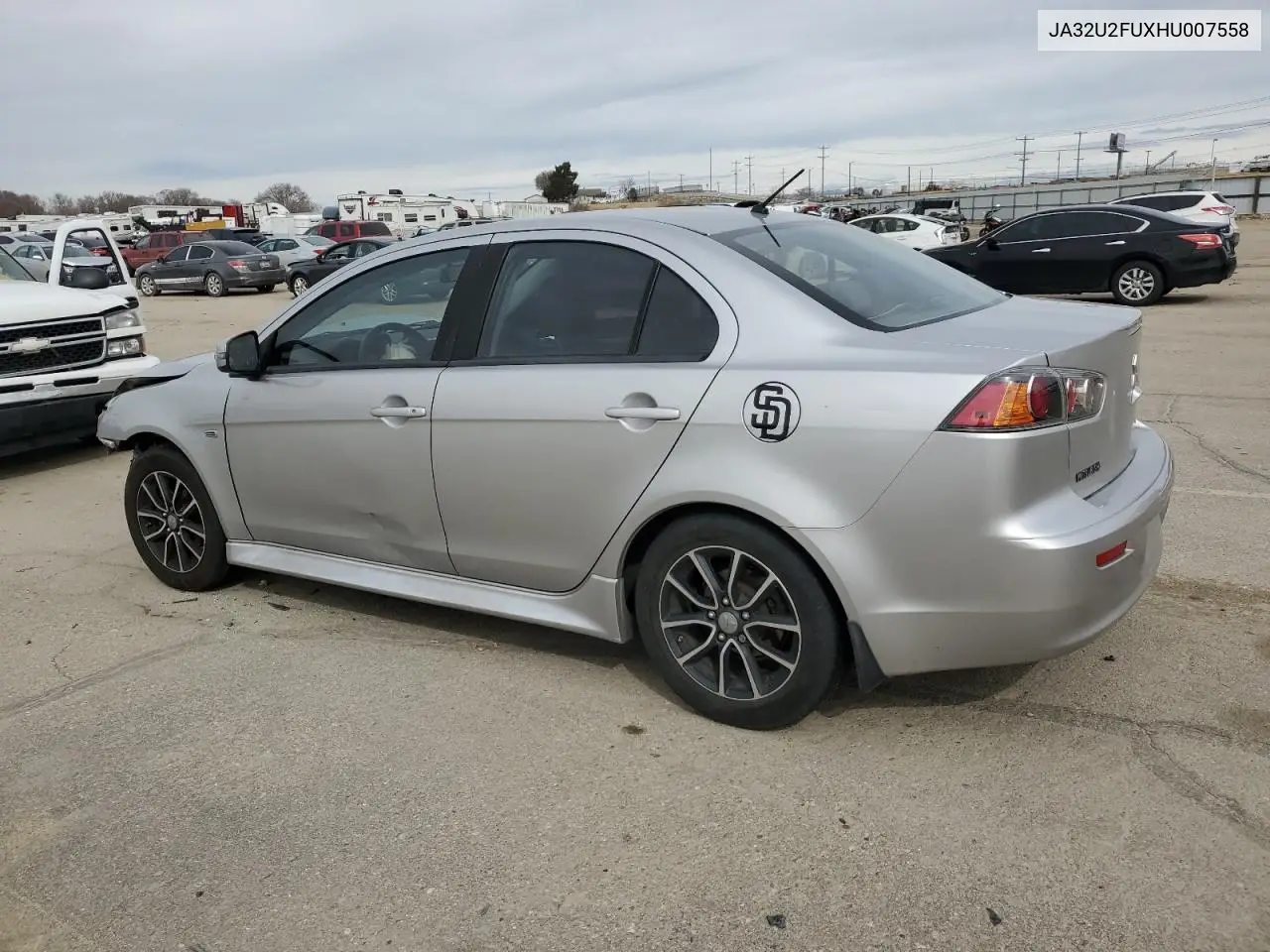 2017 Mitsubishi Lancer Es VIN: JA32U2FUXHU007558 Lot: 47602055