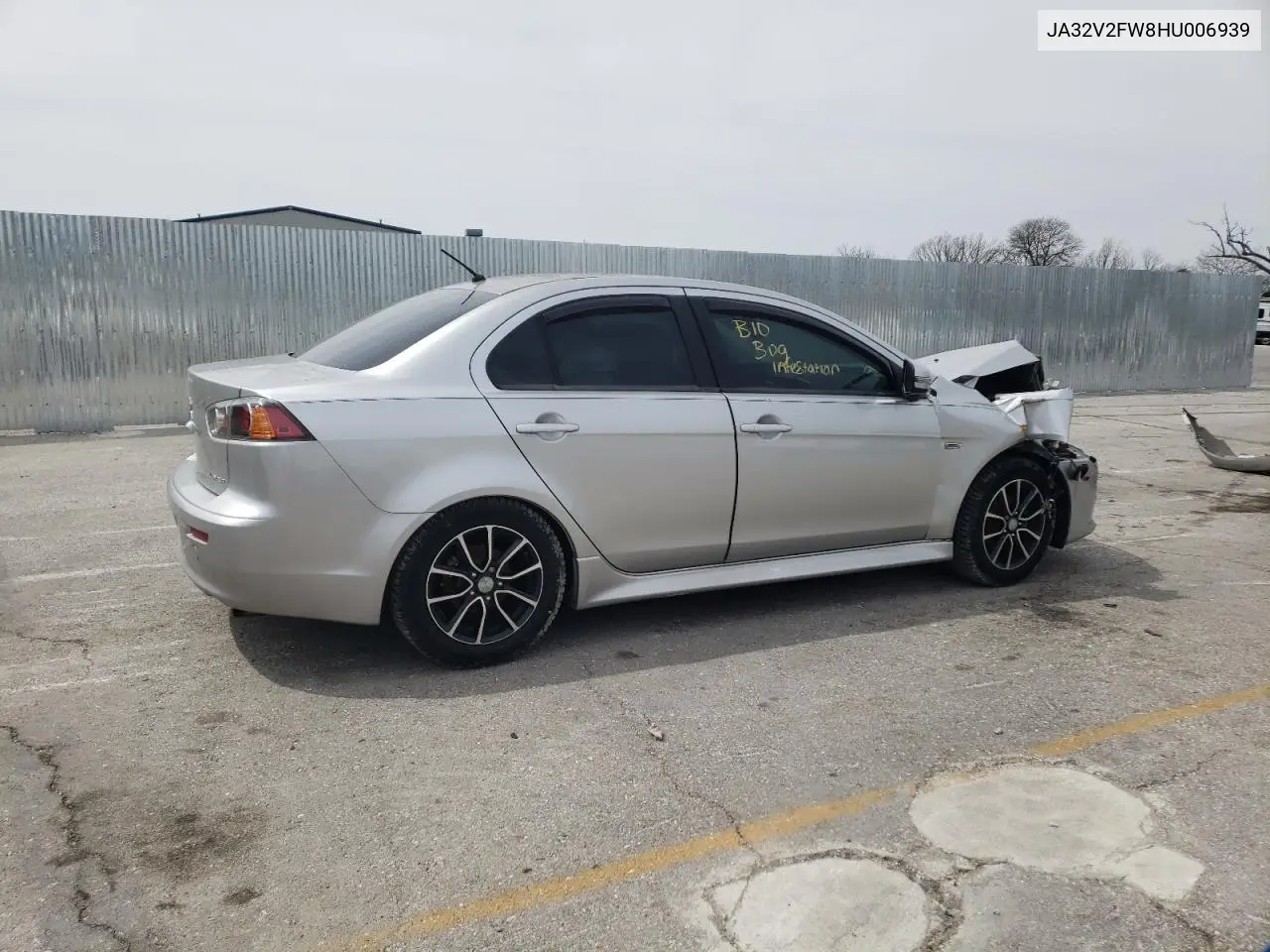 2017 Mitsubishi Lancer Es VIN: JA32V2FW8HU006939 Lot: 51435275
