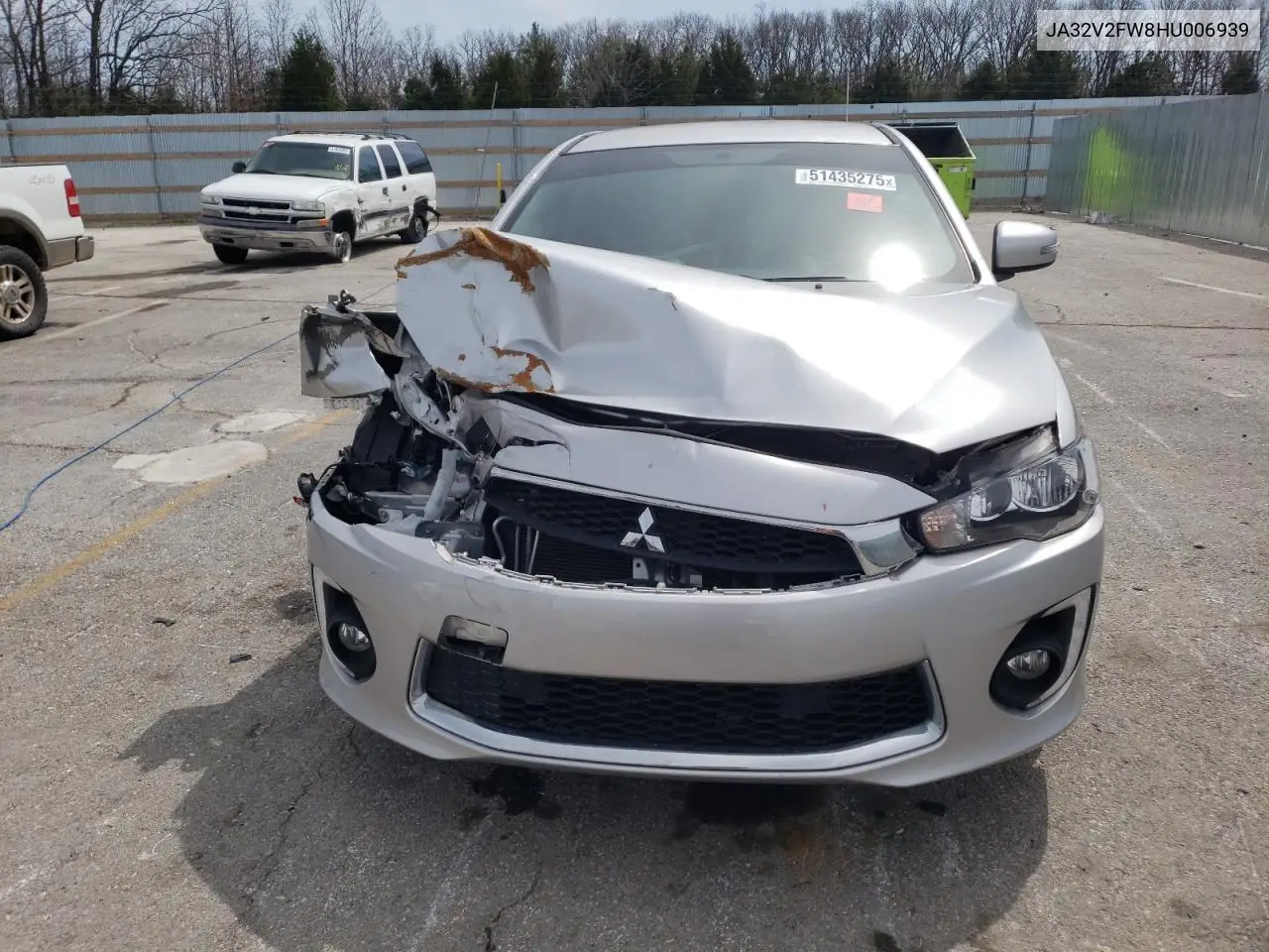 2017 Mitsubishi Lancer Es VIN: JA32V2FW8HU006939 Lot: 51435275