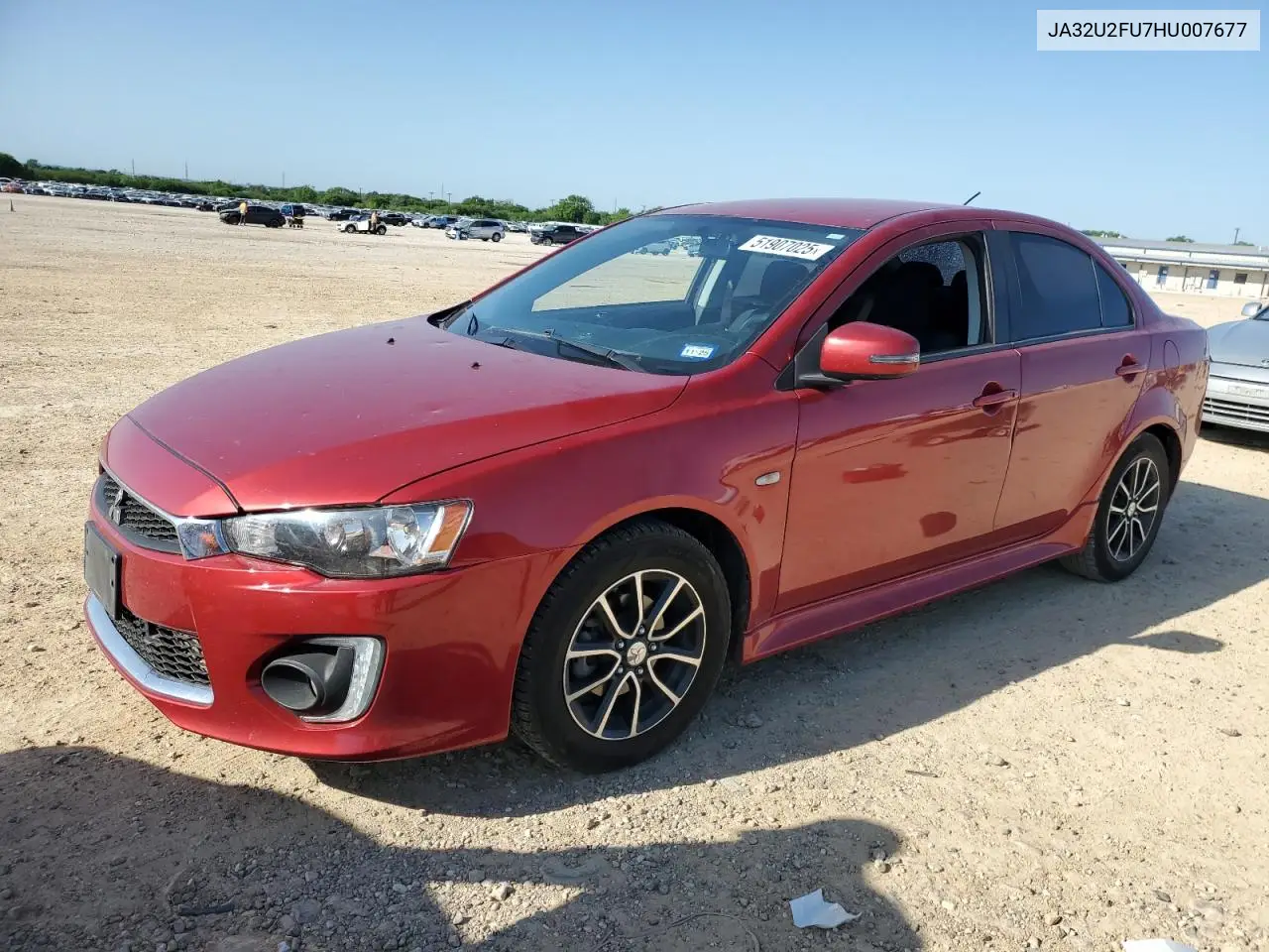 2017 Mitsubishi Lancer Es VIN: JA32U2FU7HU007677 Lot: 51907025