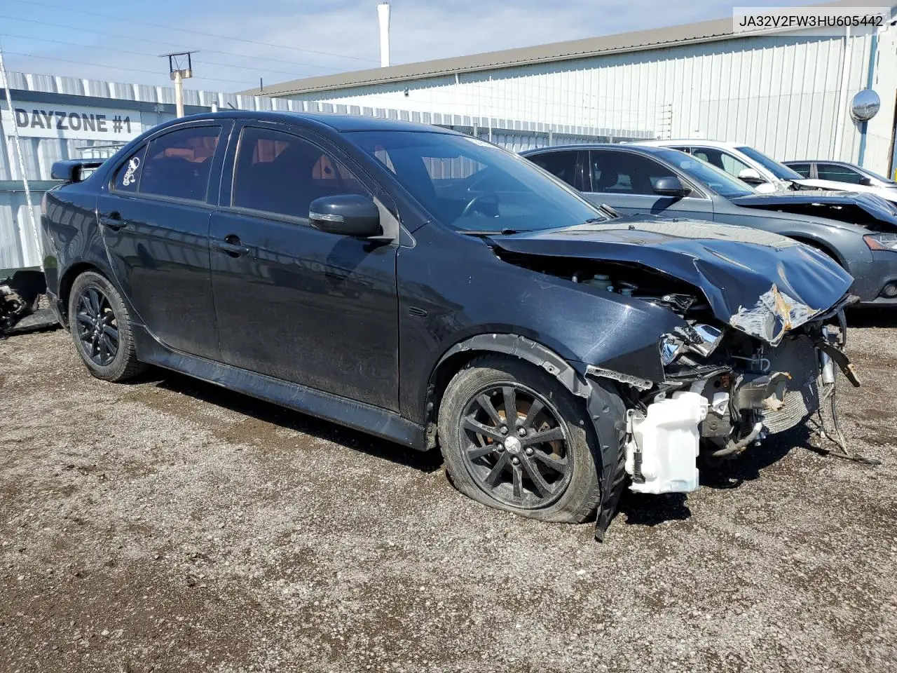 2017 Mitsubishi Lancer Es VIN: JA32V2FW3HU605442 Lot: 52496515
