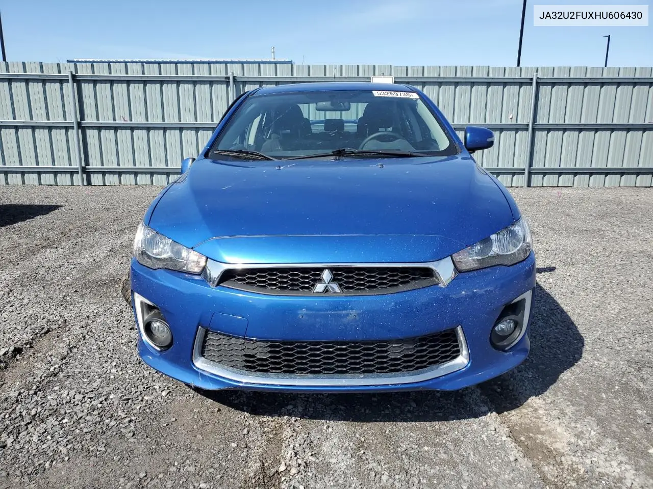 2017 Mitsubishi Lancer Es VIN: JA32U2FUXHU606430 Lot: 53269735