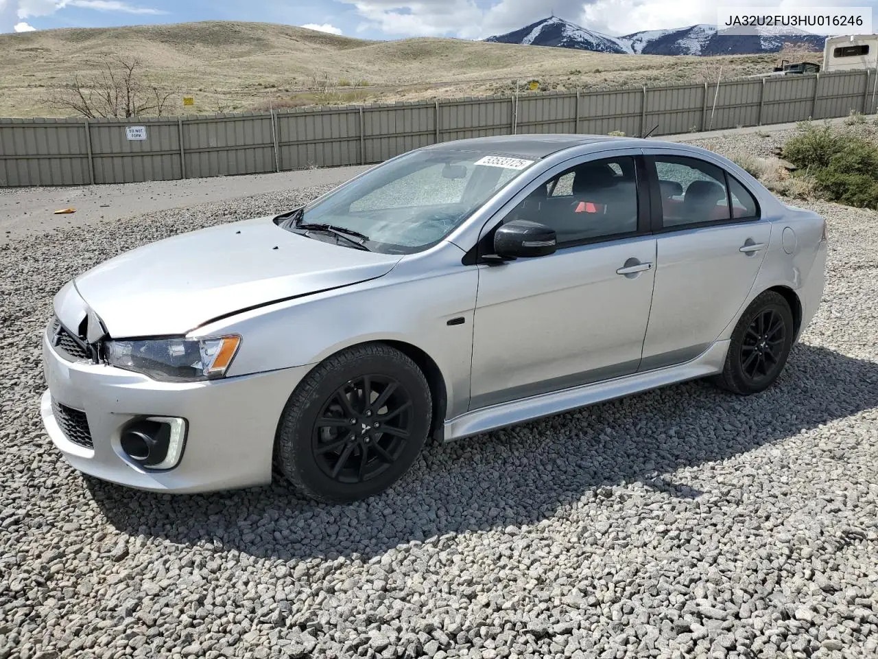 2017 Mitsubishi Lancer Es VIN: JA32U2FU3HU016246 Lot: 53533125