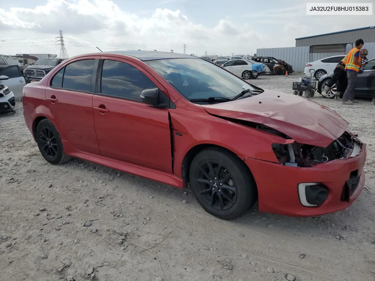 2017 Mitsubishi Lancer Es VIN: JA32U2FU8HU015383 Lot: 53788035