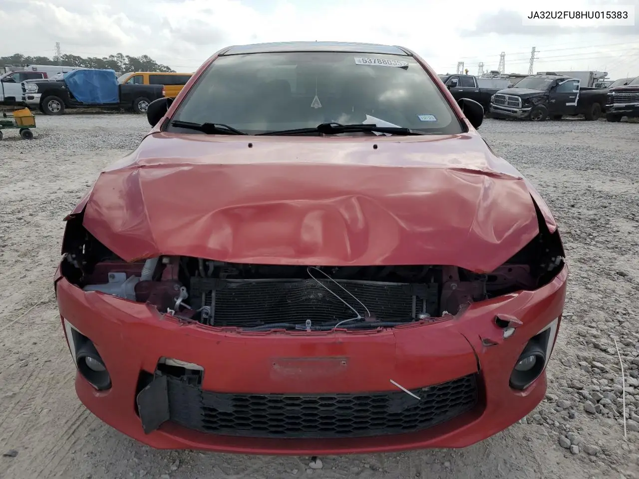2017 Mitsubishi Lancer Es VIN: JA32U2FU8HU015383 Lot: 53788035