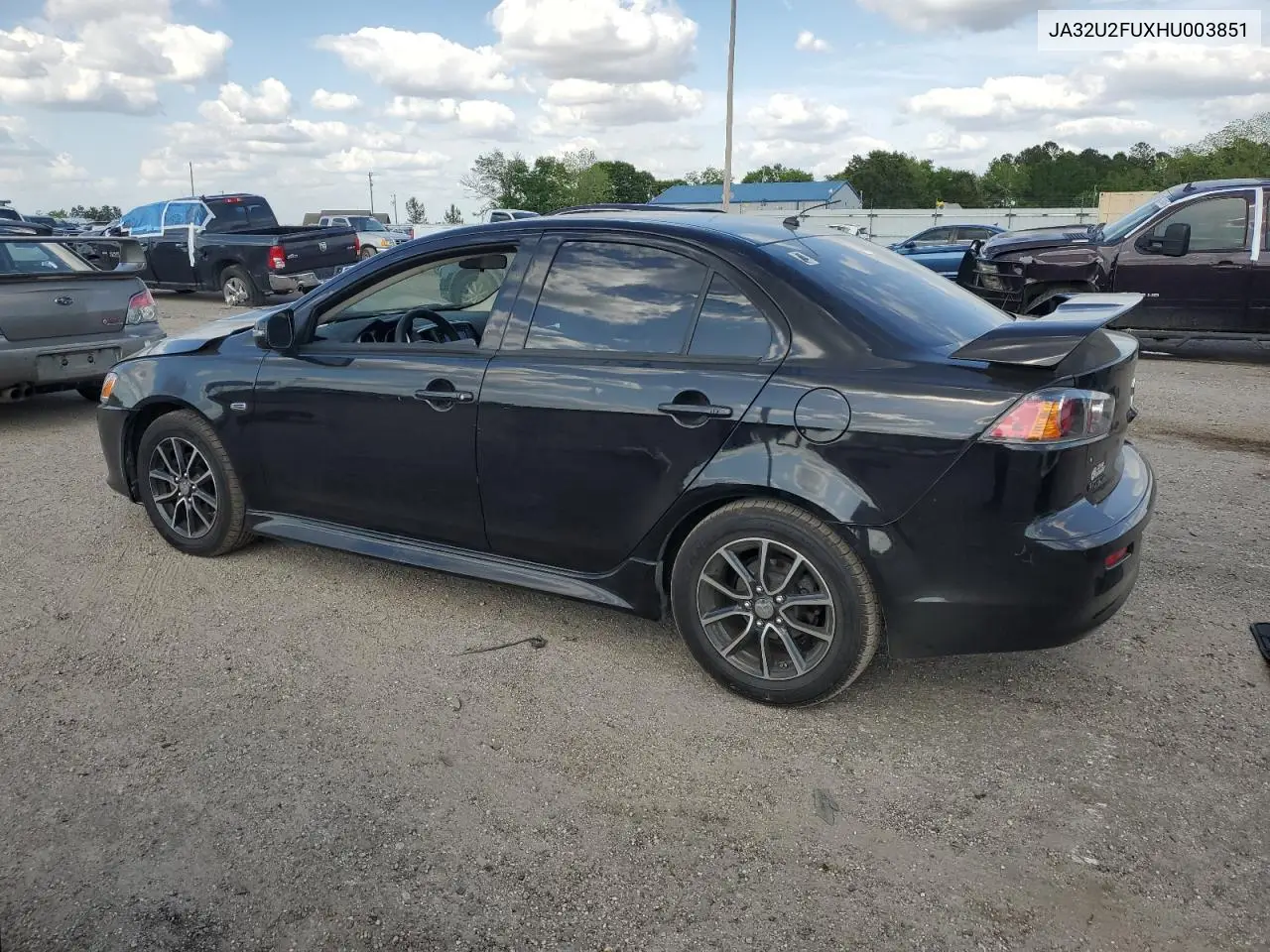 2017 Mitsubishi Lancer Es VIN: JA32U2FUXHU003851 Lot: 53871425