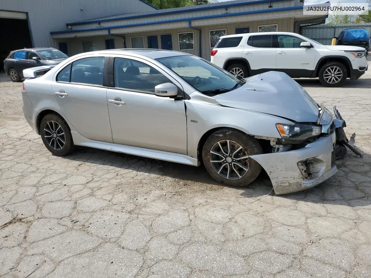2017 Mitsubishi Lancer Es VIN: JA32U2FU7HU002964 Lot: 54686735