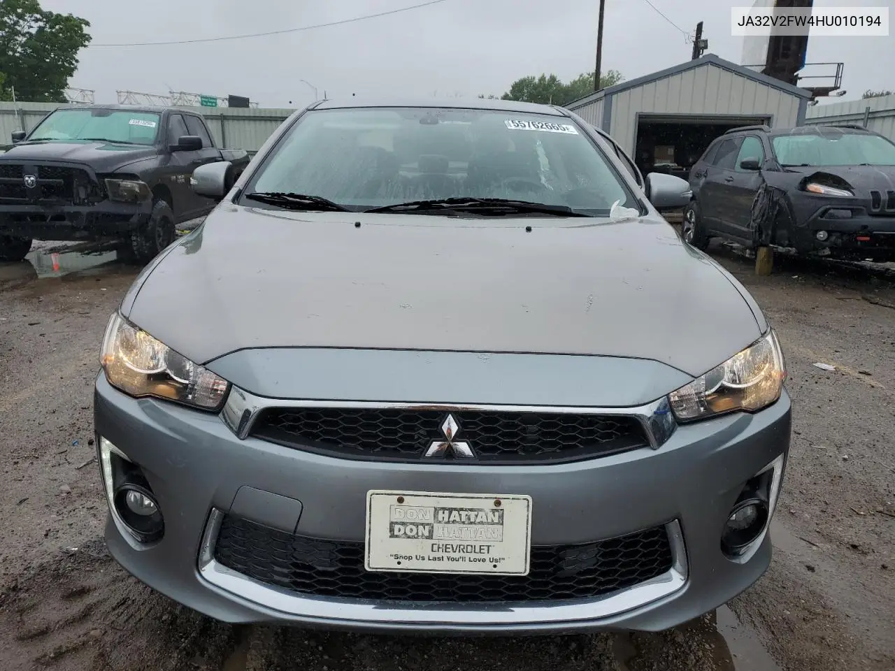 2017 Mitsubishi Lancer Es VIN: JA32V2FW4HU010194 Lot: 55762665