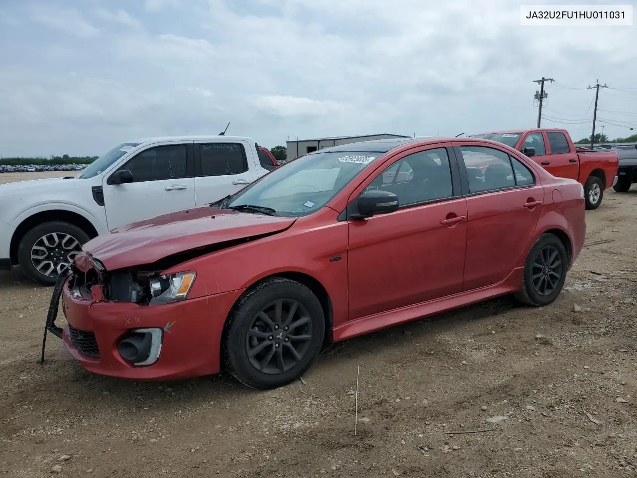 2017 Mitsubishi Lancer Es VIN: JA32U2FU1HU011031 Lot: 55929005