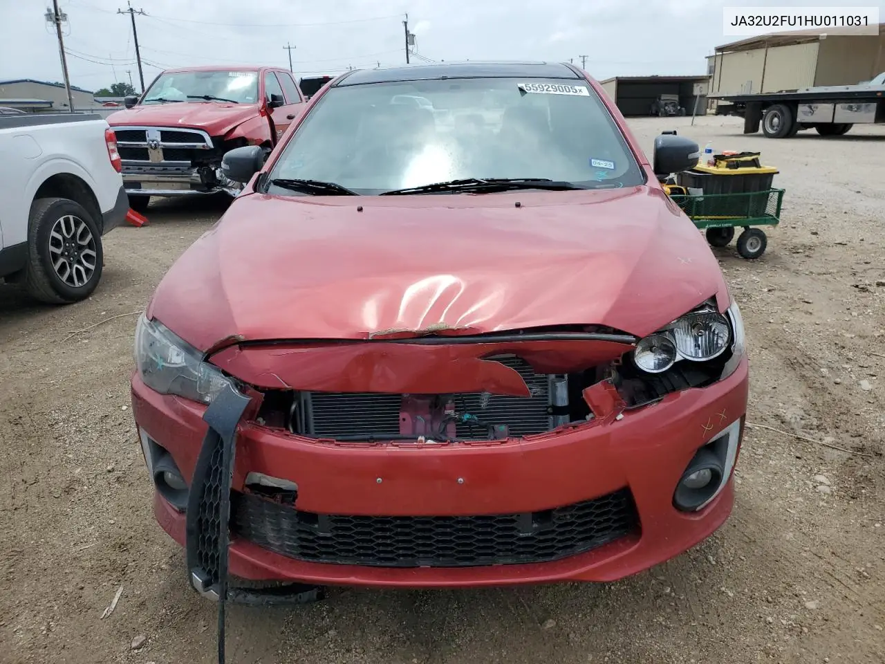 2017 Mitsubishi Lancer Es VIN: JA32U2FU1HU011031 Lot: 55929005