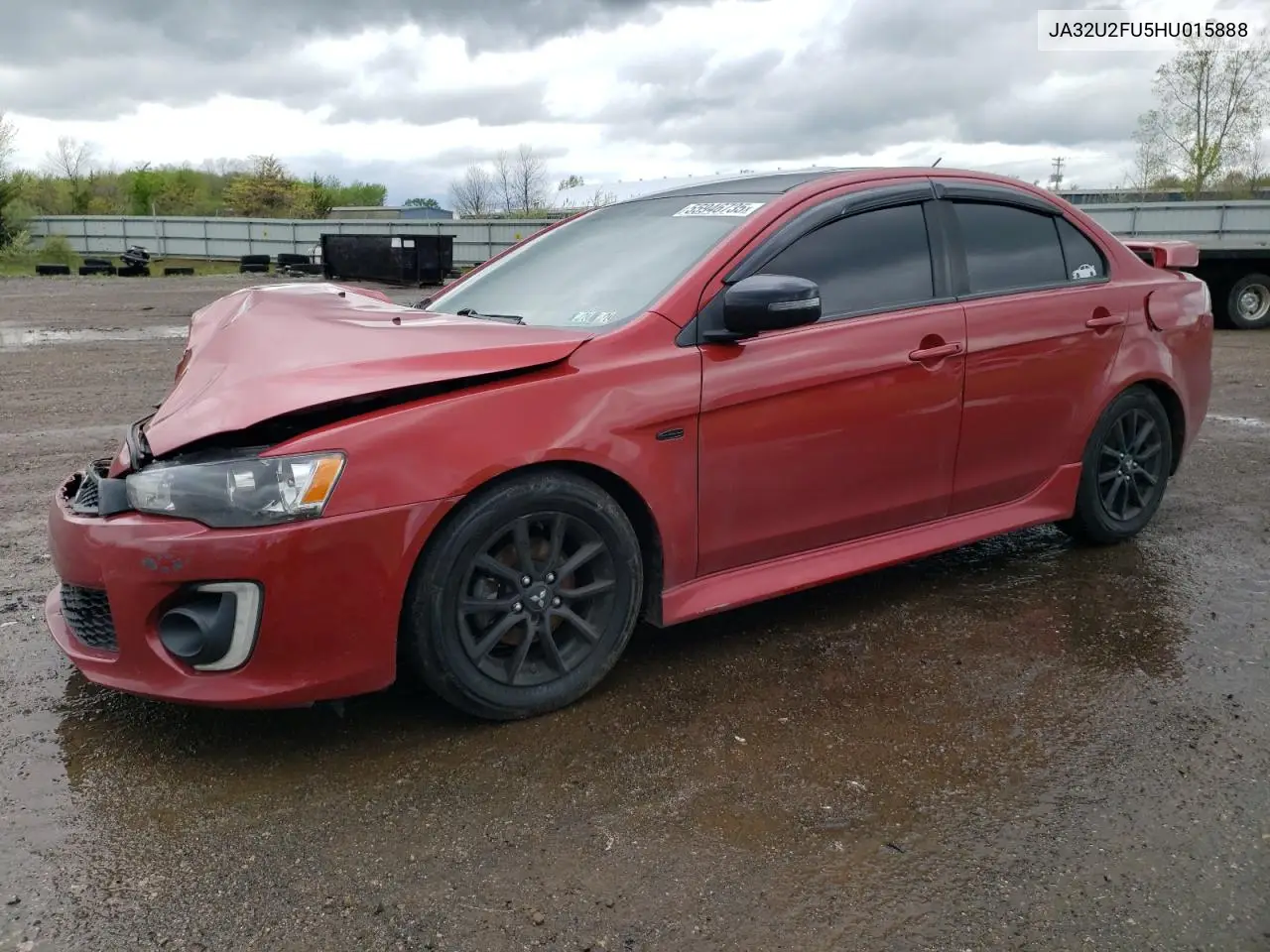 2017 Mitsubishi Lancer Es VIN: JA32U2FU5HU015888 Lot: 55946735