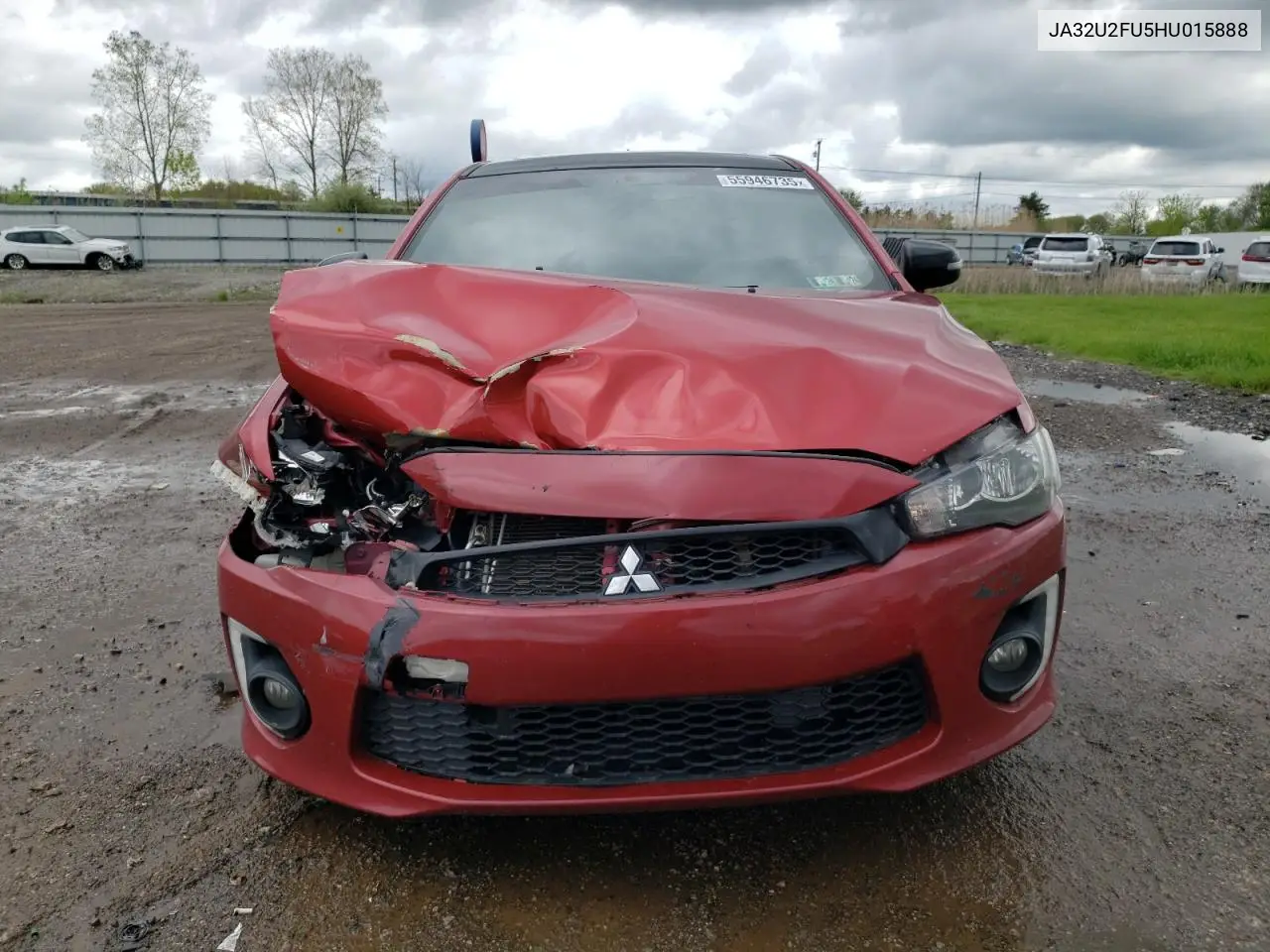 2017 Mitsubishi Lancer Es VIN: JA32U2FU5HU015888 Lot: 55946735