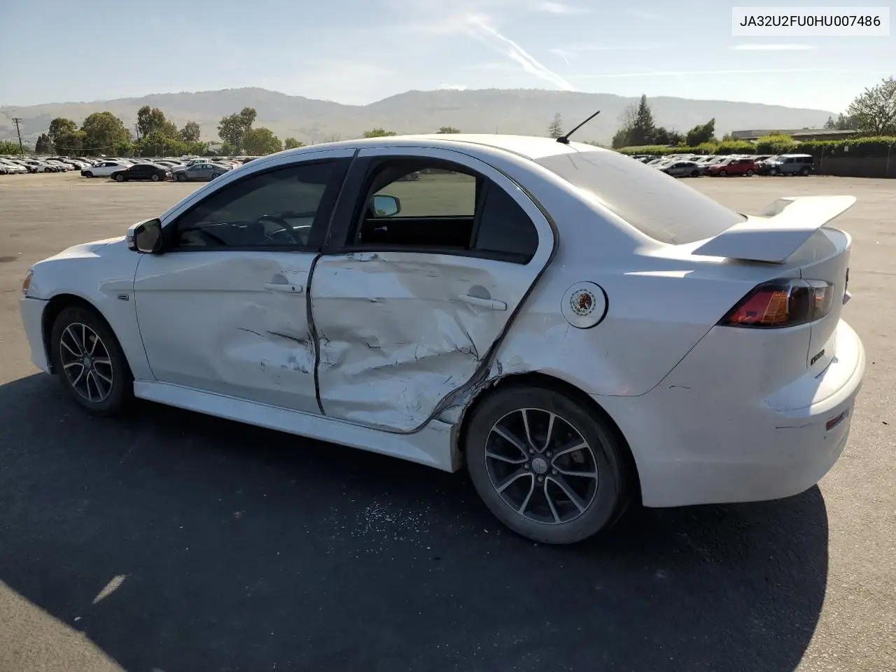 2017 Mitsubishi Lancer Es VIN: JA32U2FU0HU007486 Lot: 56016285