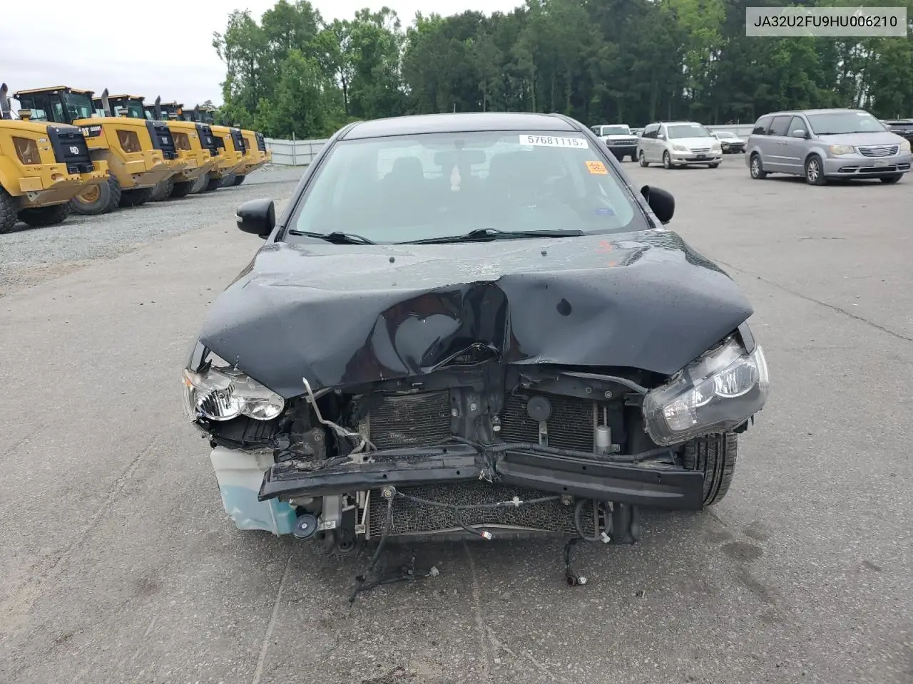 2017 Mitsubishi Lancer Es VIN: JA32U2FU9HU006210 Lot: 57681115