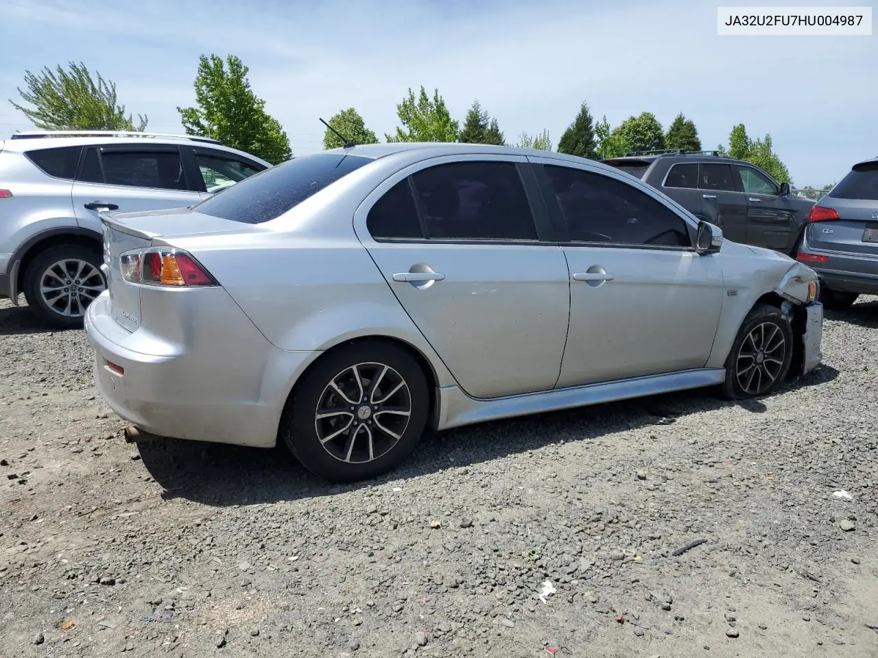 2017 Mitsubishi Lancer Es VIN: JA32U2FU7HU004987 Lot: 57971835