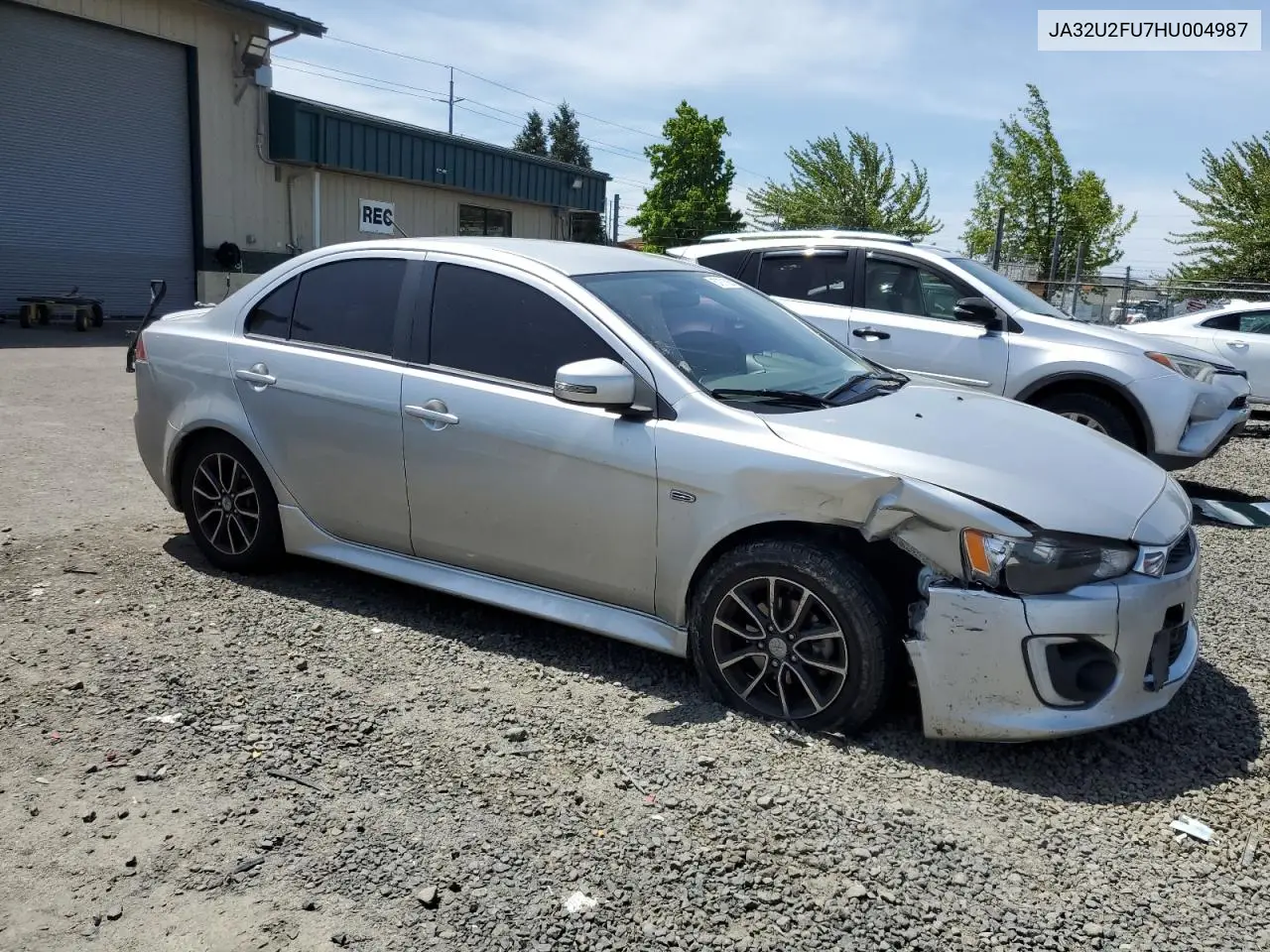 2017 Mitsubishi Lancer Es VIN: JA32U2FU7HU004987 Lot: 57971835