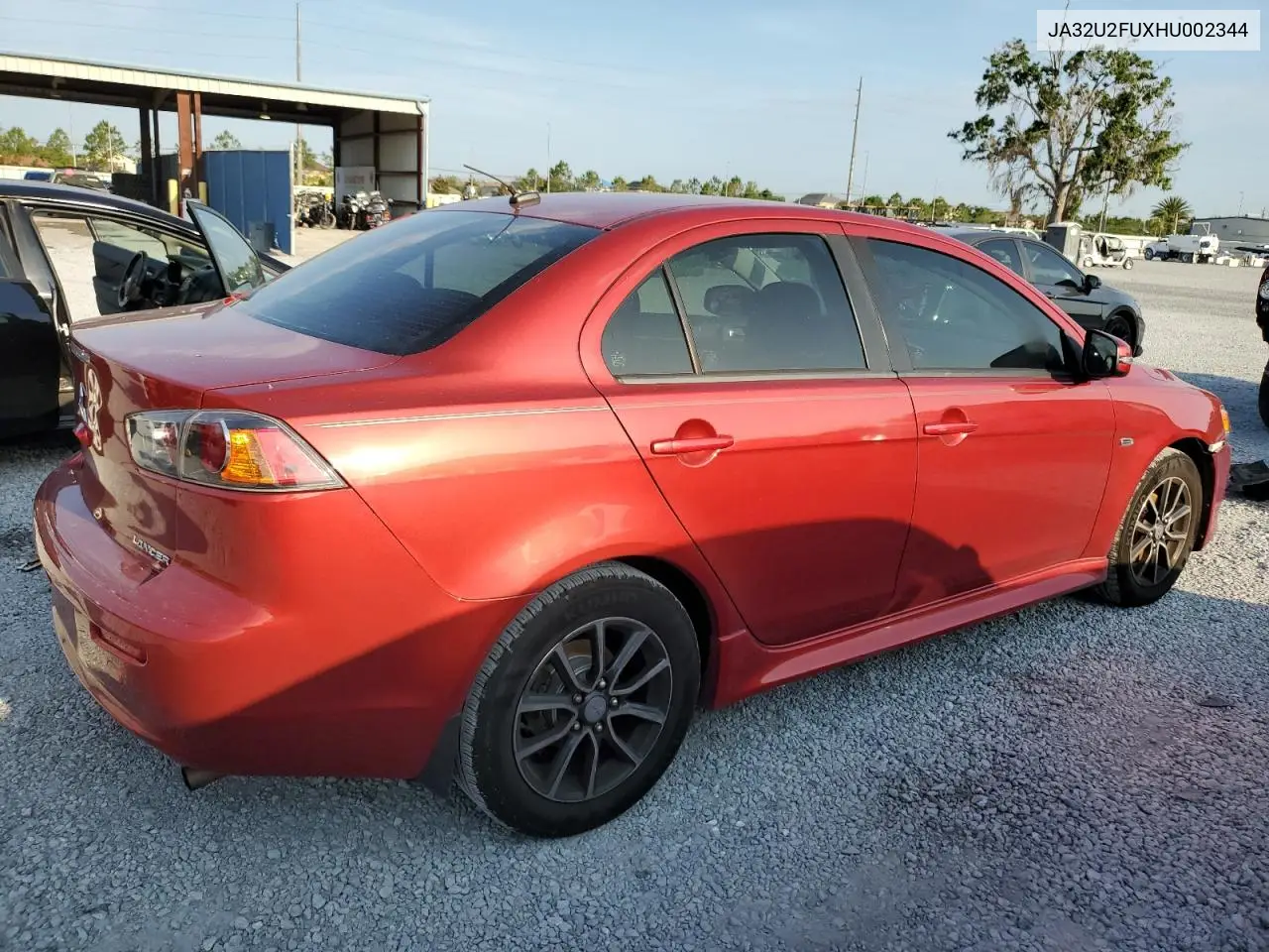 2017 Mitsubishi Lancer Es VIN: JA32U2FUXHU002344 Lot: 58199635