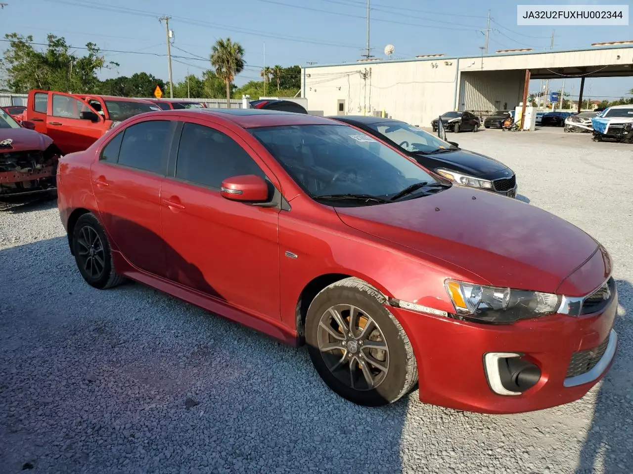 2017 Mitsubishi Lancer Es VIN: JA32U2FUXHU002344 Lot: 58199635