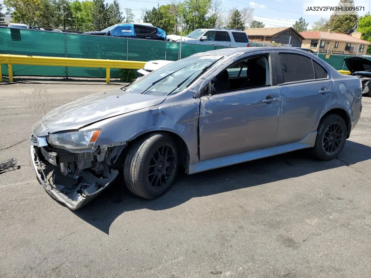 2017 Mitsubishi Lancer Es VIN: JA32V2FW3HU009571 Lot: 58228585