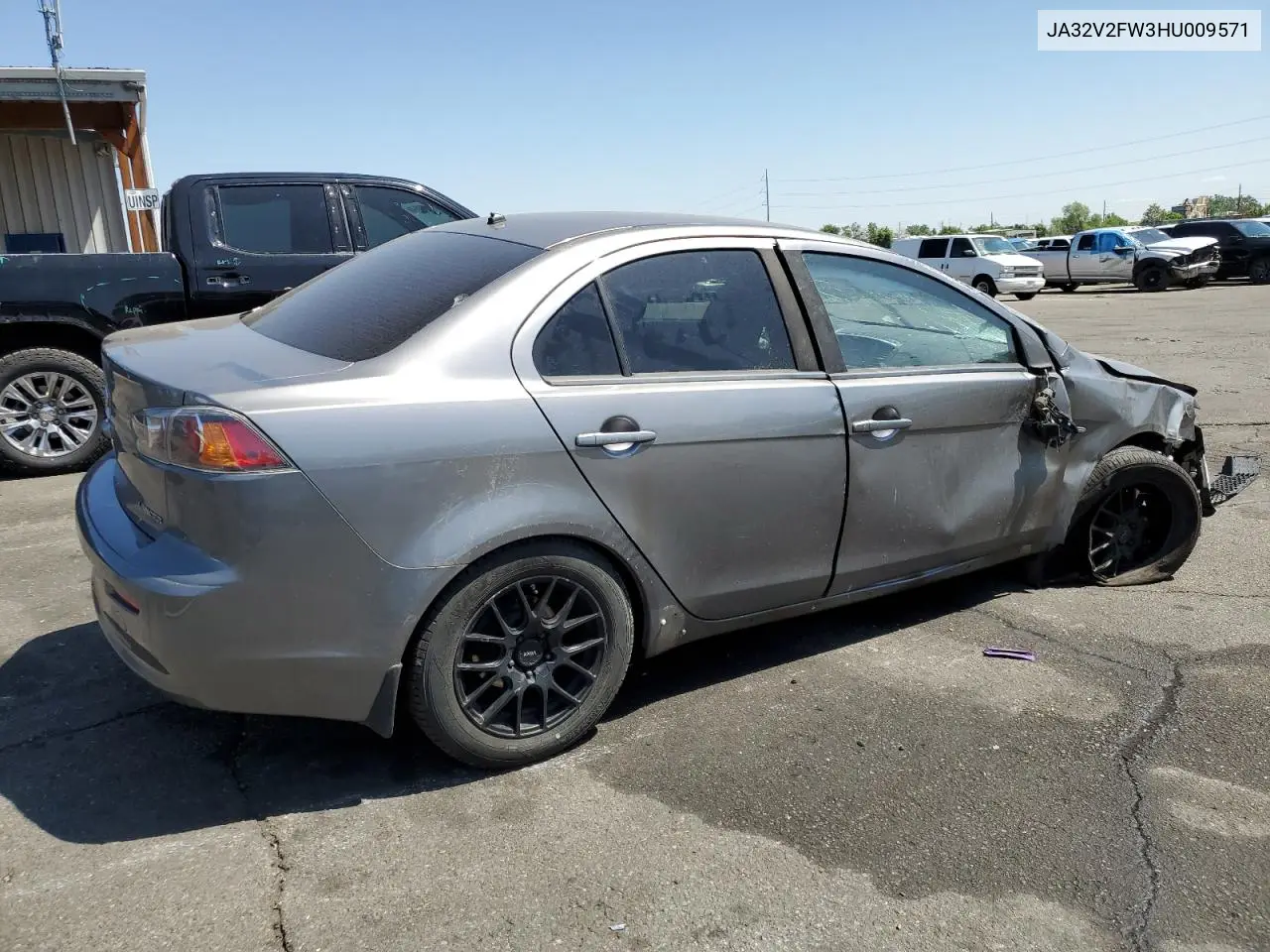 2017 Mitsubishi Lancer Es VIN: JA32V2FW3HU009571 Lot: 58228585