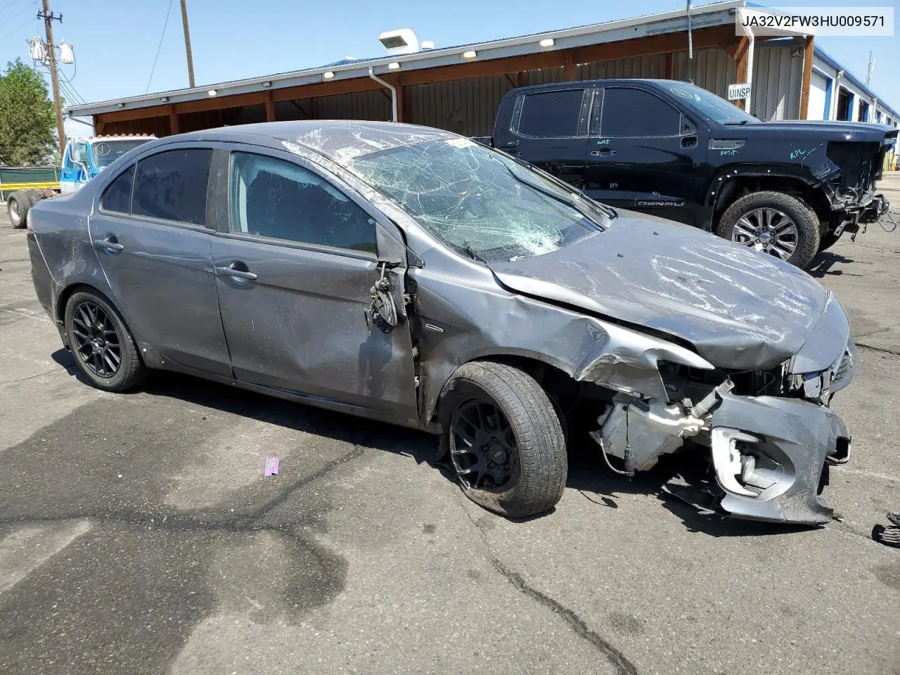 2017 Mitsubishi Lancer Es VIN: JA32V2FW3HU009571 Lot: 58228585