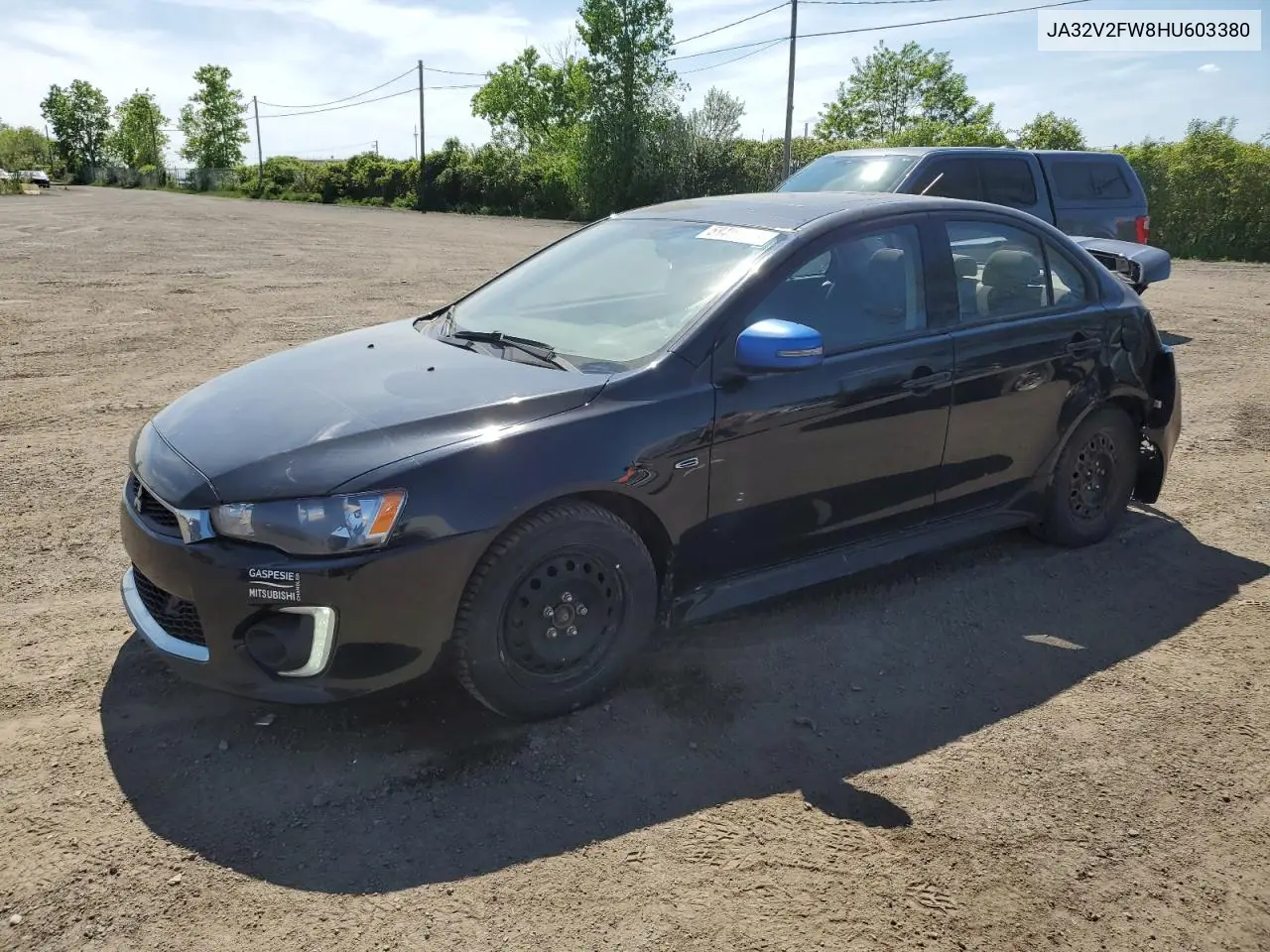 2017 Mitsubishi Lancer Es VIN: JA32V2FW8HU603380 Lot: 58490255