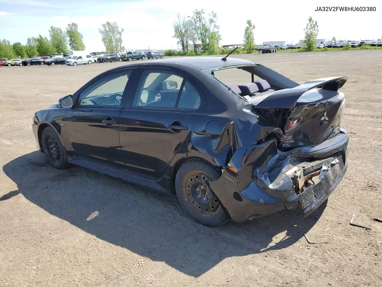 2017 Mitsubishi Lancer Es VIN: JA32V2FW8HU603380 Lot: 58490255