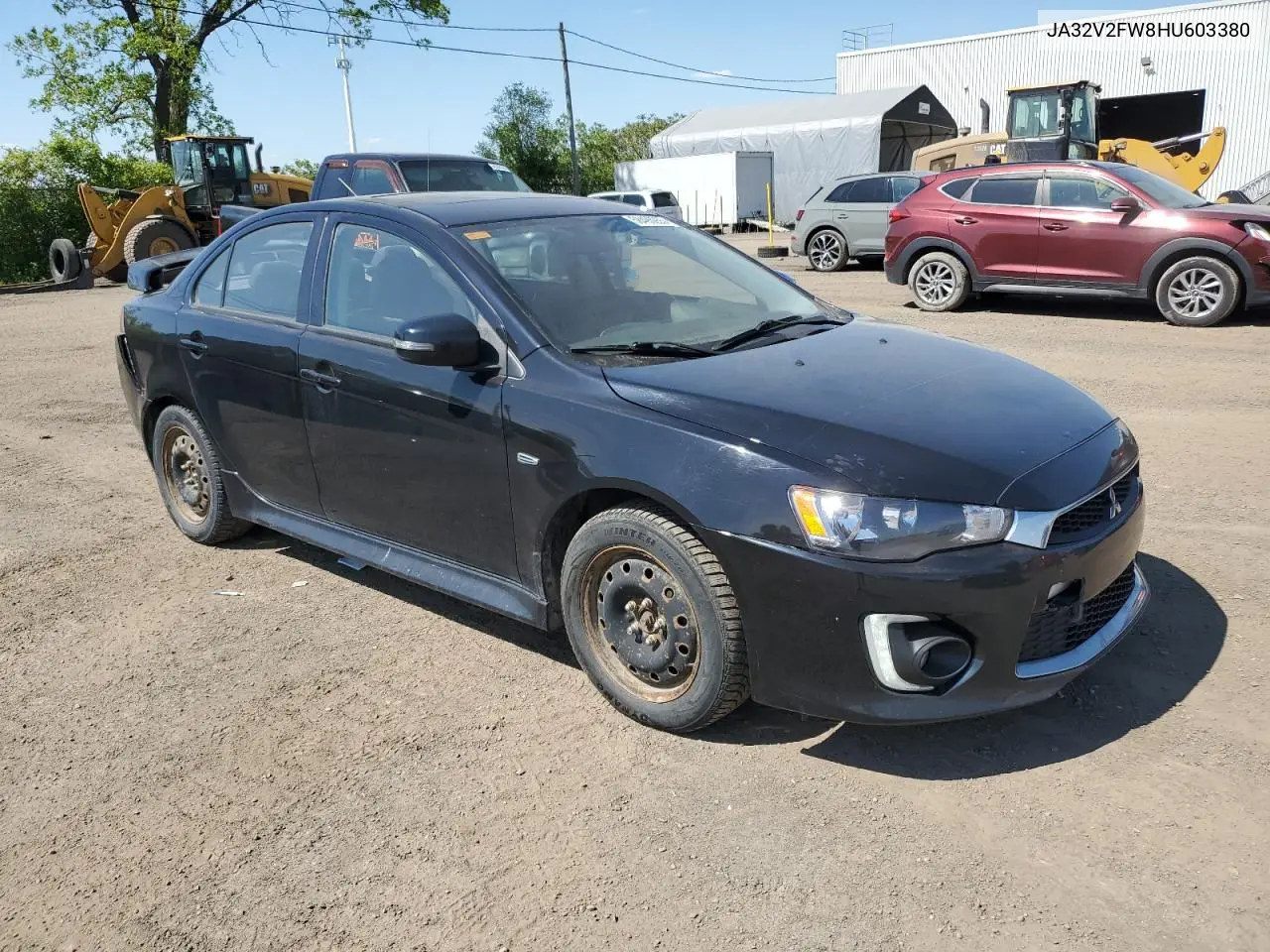 2017 Mitsubishi Lancer Es VIN: JA32V2FW8HU603380 Lot: 58490255
