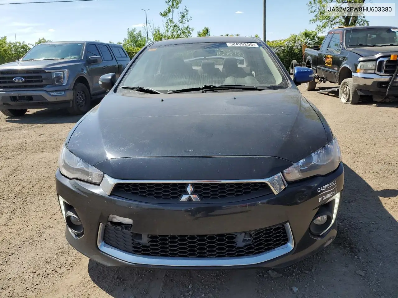 2017 Mitsubishi Lancer Es VIN: JA32V2FW8HU603380 Lot: 58490255