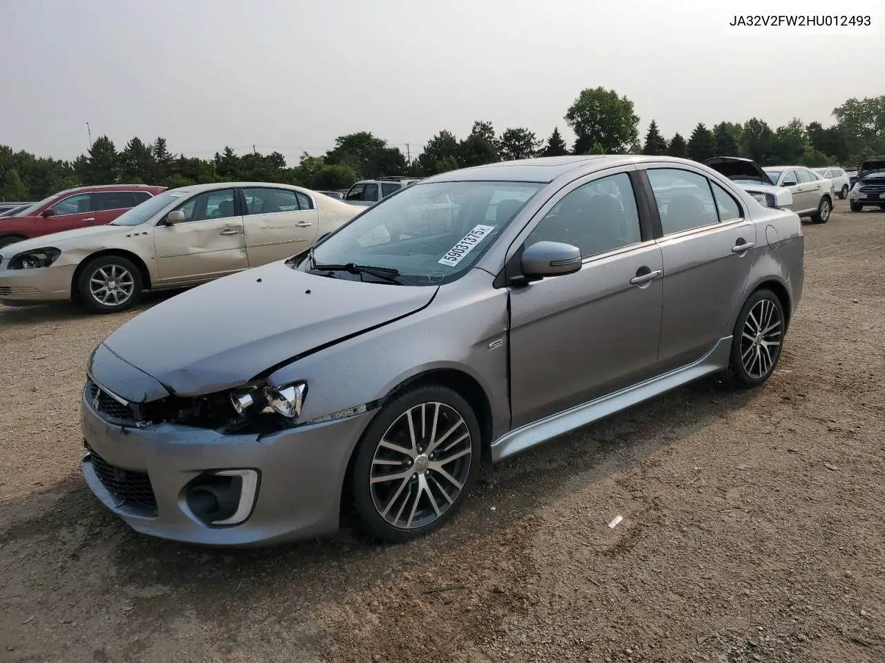 2017 Mitsubishi Lancer Es VIN: JA32V2FW2HU012493 Lot: 59031375