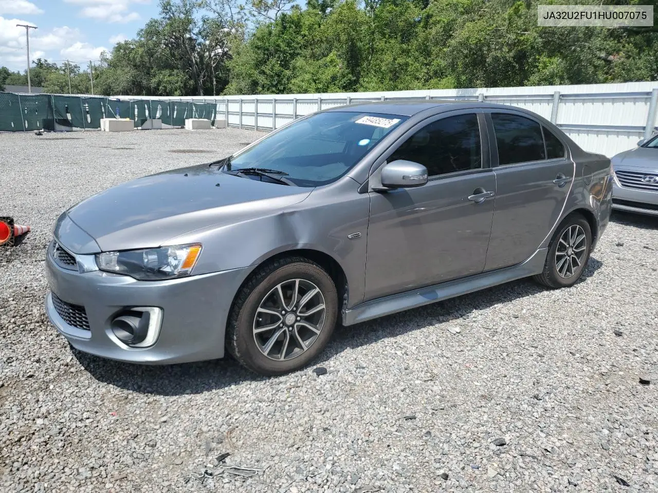 2017 Mitsubishi Lancer Es VIN: JA32U2FU1HU007075 Lot: 59485275